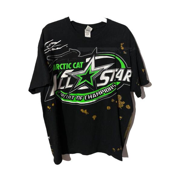 Arctic Cat Men’s Racing T ShirT NWOT Size XL Green - Picture 1 of 5